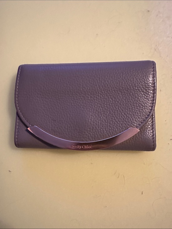 See By Chloe Handbags - See By Chloe Pebbled Leather Wallet with Gold Bar No Callouts 🦩